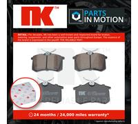 Brake Pads Set fits VW SCIROCCO Mk3 Rear 1.4 2.0 2.0D 08 to 17 NK 1E0698451D New