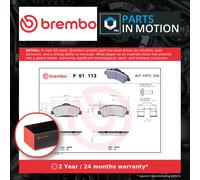 Brake Pads Set fits PEUGEOT 301 1.2 Front 2014 on Brembo 1608691380 1619790580