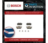 0986 461 769 Rear Brake Pad Set 4x Pads Not Fitted Wear Indicator Braking Bosch