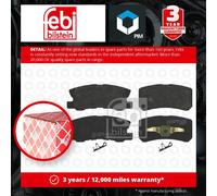 Brake Pads Set fits PEUGEOT 4007 GP Rear 2.4 2.2D 07 to 13 1611838980 1617265280
