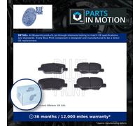 Brake Pads Set fits MITSUBISHI ASX GA 2.0 Rear 2010 on Blue Print 4605A802 New