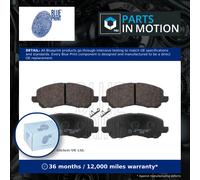 Brake Pads Set fits DODGE AVENGER Front 2.0 2.4 2.0D 07 to 14 ED3 Blue Print New