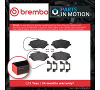Brake Pads Set fits PEUGEOT 407 6C, 6D, 6E 2.2 Front 2004 on Brembo 1611334980
