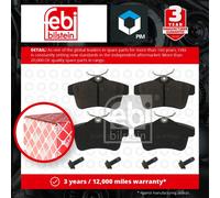 Brake Pads Set fits DS DS4 CROSSBACK Rear 1.2 1.6 1.6D 2.0D 15 to 18 1611838080