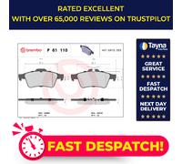 Brake Pads Set fits PEUGEOT 508 Mk1 1.6 Rear 10 to 18 Brembo 1619790380 425439