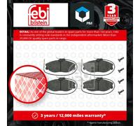 FEBI BILSTEIN 16257 Brake pad set