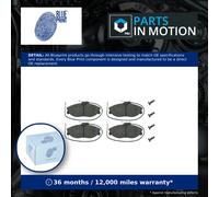 Front Brake Pads Xsara Set Kit Fits Citroen 4251.32 Blue Print ADP154225