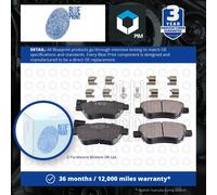 Brake Pads Set fits FIAT 500 312 Front 9 1.4 1.3D 2008 on Blue Print 71770098