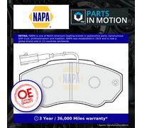 Brake Pads Set fits PEUGEOT BOXER 244 2.8D Front 01 to 09 NAPA 425242 425243 New