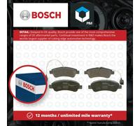 4x BOSCH Brake Pad Set For Disc Rear Fits Fiat Ducato 130 Multijet 2 3 D 4x4