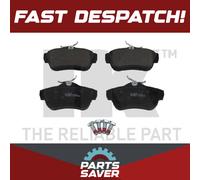 Brake Pads Set fits PEUGEOT EXPERT VF3, VF3X 1.6D Rear 07 to 16 NK 1611839580