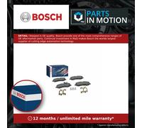Brake Pads Set fits PEUGEOT EXPERT VF3, VF3X 2.0 Front 07 to 16 Bosch 1611839880
