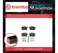 Brake Pads Set fits PEUGEOT PARTNER 1.6 Rear 2008 on Brembo 1608520480 Quality