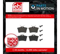 Ferdinand Bilstein Brake Pads 16831 Rear Axle for Citroën / Peugeot