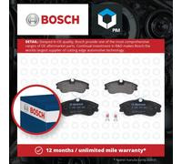 Brake Pads Set fits CITROEN BERLINGO MFLFX 1.8 Front 01 to 02 LFX(XU7JB) Bosch