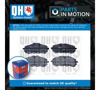 Quinton Hazell Brake Pad Set - 4 OEM Quality Direct Fit Replacement Brake Pads for Single Axle - Front - BP1845