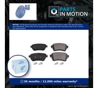 Brake Pads Set fits VAUXHALL VIVARO C, K0 Rear 1.5D 2.0D 2019 on Blue Print New