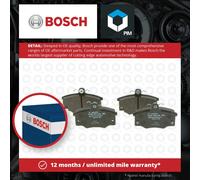 Brake Pads Set fits FIAT TIPO 160 Front 87 to 95 With ABS Bosch 4434879 5888147