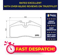 Brake Pads Set fits PORSCHE 911 964, 993 3.6 91 to 97 Brembo 92835139304 Quality