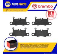 Brake Pads Set fits PORSCHE 911 991, 992 3.8 Rear 2011 on Brembo 99135294900 New
