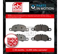 Brake Pads Set fits PORSCHE BOXSTER 981 2.7 Front 12 to 16 MA1.22 98135193900