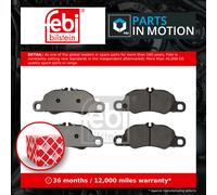 Brake Pads Set fits PORSCHE 911 997 3.6 Front 08 to 12 MA1.02 98135193900 Febi