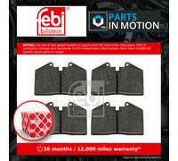 Febi Bilstein 16516 Disc Brake Brake Pad Set Fits Porsche 911 3.6 Carrera 4