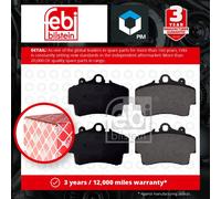 Brake Pads Set fits PORSCHE BOXSTER 986 2.5 Front 96 to 99 M96.20 98635193911
