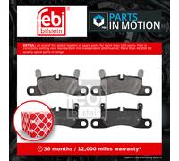 Brake Pad Set, disc brake FEBI 16809 for VW TOUAREG (7P5, 7P6) 3.6 2010-2018