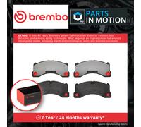Brake Pads Set fits PORSCHE CAYENNE 92A, 9PA 4.8 Front 2007 on Brembo Quality