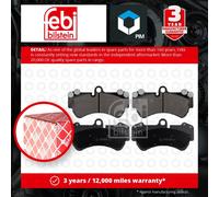 Brake Pads Set Front 16459 Febi 95535193900 95535193901 95535193902 95535193903