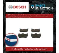 Brake Pads Set fits PORSCHE CAYENNE 9PA 3.6 Rear 07 to 10 M55.01 Genuine Bosch
