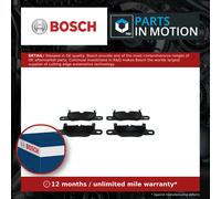 Brake Pads Set Rear 0986424971 Bosch 9Y0698451E BP2588 E990R02A09045011 25691