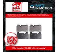 Brake Pads Set fits AUDI SQ5 8RB 3.0 Front 13 to 17 8R0698151AA 8R0698151AB Febi