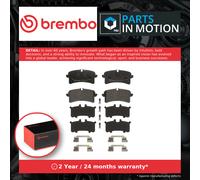 Brake Pads Set fits PORSCHE MACAN 95B 3.0 Rear 2018 on DLZB Brembo 95B698451 New