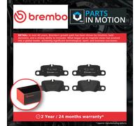 Brake Pads Set fits PORSCHE PANAMERA 970 3.0D Rear 11 to 16 Brembo 97035194905