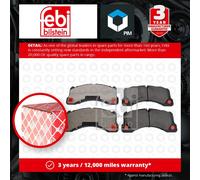 Autostar Germany BRAKE PAD SET CERAMICS For Volkswagen PORSCHE 95B698151CCr