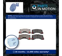 Brake Pads Set fits PORSCHE PANAMERA 970 4.8 Front 09 to 16 Blue Print Quality