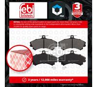 Brake Pads Set fits MITSUBISHI COLT Mk6, Z23 Front 1.1 1.3 1.5 1.5D 04 to 12 New