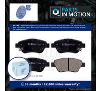 Brake Pads Set fits VAUXHALL CORSA D Front 1.0 1.2 1.4 1.3D 2006 on Blue Print