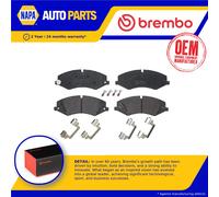 Brake Pads Set fits RANGE ROVER EVOQUE L551 2.0 Front 2020 on Brembo LR021253