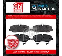 Febi Bilstein 116119 Disc Brake Brake Pad Set Fits Land Rover