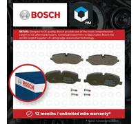 Brake Pads Set fits LAND ROVER DISCOVERY Mk3 4.4 Front 04 to 09 Bosch LR019618