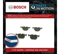 Bosch BP176 - Brake Pads Car Rear Axle - Bosch Quality - Reduced Noise and Dust - ECE-R90 Certified - Copper-Free - 1 Set of 4 Pads