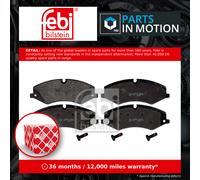Febi Bilstein 116124 Brake Pad Set, disc brake