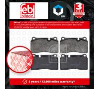Febi 116125 Disc Brake Brake Pad Set Fits Land Rover Range Rover Sport 3.6 D 4x4
