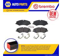 Brake Pads Set fits RANGE ROVER SPORT L494 2.0 Front 2017 on Brembo LR015578 New