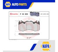 Brake Pads Set fits RANGE ROVER SPORT L494 4.4D Front 2013 on Brembo LR016684