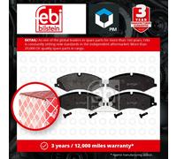 Febi Bilstein 116124 Disc Brake Brake Pad Set Fits Land Rover