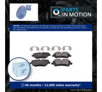 Brake Pads Set fits RANGE ROVER SPORT L494 3.0D Rear 2013 on Blue Print LR036574